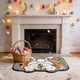 thumbnail image 1 of Decoración de Mesa de Pascua Easter Bunny Easter Egg Shaped Imitation Floor Mat Bathroom Mat Decoración del hogar, 1 of 6