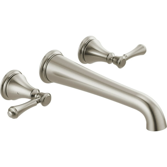 Delta Cassidy Wall Mounted Tub Filler, Champagne Bronze