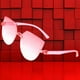 thumbnail image 4 of Gafas de sol sin marco Yuyangstore para mujer Rosa degradado, 4 of 8
