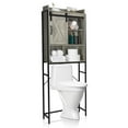 Zimtown Retro Style Over the Toilet Bathroom Storage Space Saver with