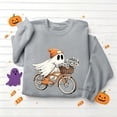 thumbnail image 4 of ITSAME Womens Halloween Print Sweatshirt Crewneck Long Sleeve Loose Fit Ladies Fashion Pullover Top Size XL, 4 of 7