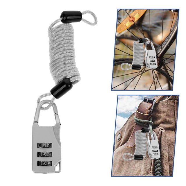 unbranded 1Jgo Cable Lock De De Resistente Para Vehículos Y Equipaje Con Ajustable