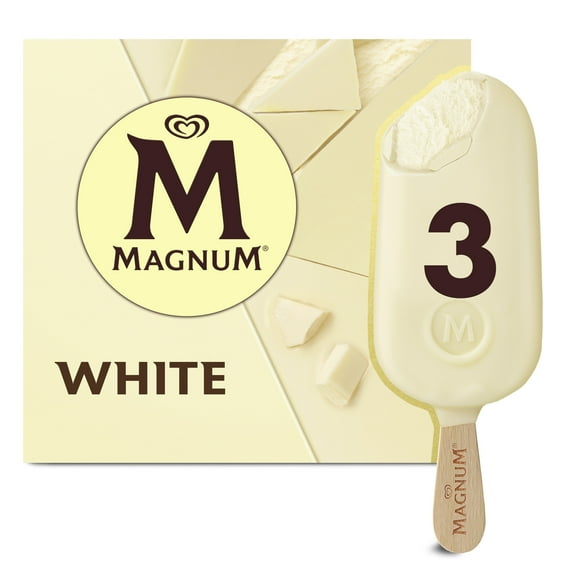 Magnum White Ice Cream Bars, 3 x 100 ml