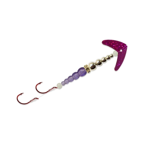 Mack's Lure Double Whammy Kokanee Pro Series Cerise Sparkle Chm/Prp Red Oct 4