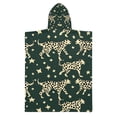 thumbnail image 2 of Kid Hooded Beach Towel inch Bath Poncho Towels Soft Absorbent Quick Dry for Boy Girl Leopard and Stars M, 2 of 7