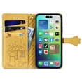 thumbnail image 4 of Funda Cartera FOXDOCK para iPhone 14 , Flip PU con Relieve de Gatos y Perros, Tarjetero y Soporte, 4 of 6