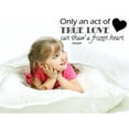 thumbnail image 1 of StickerDecal Movie Vinyl Wall Decal | "Only an Act of True Love Can Thaw a StickerDecal Heart" | Song Lyric Quote | Size: 20"x6", 1 of 4
