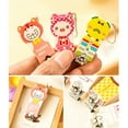 thumbnail image 2 of Cute Cartoon Animal Print Nail Clipper, Baby Finger Trimmer Scissors Nail Cutter With Keychain,5 Pack,Random color, 2 of 5