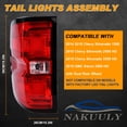 thumbnail image 2 of Conjunto de Luz Trasera Izquierda Nakuuly para Chevy Silverado 2014-2015, 2 of 7