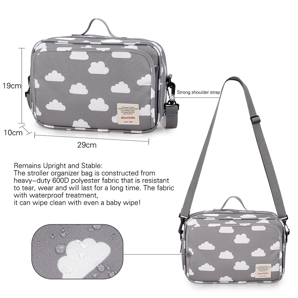 Baby Stroller Storage Bag-Diaper Bag Infant Carriages Waterproof Hanging Bag Portable Mommy Bag for Baby Going Out