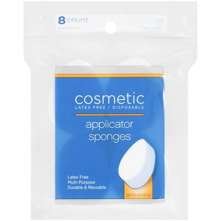 US Cotton Gentle Raindrop Cosmetic Applicator Sponges 8ct