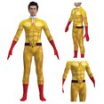 thumbnail image 3 of Litotal Saitama Custom Boys Adult Hero Yellow Bodysuit Halloween Cosplay Spandex Jumpsuit Polyester One-Punch-Man, 3 of 6