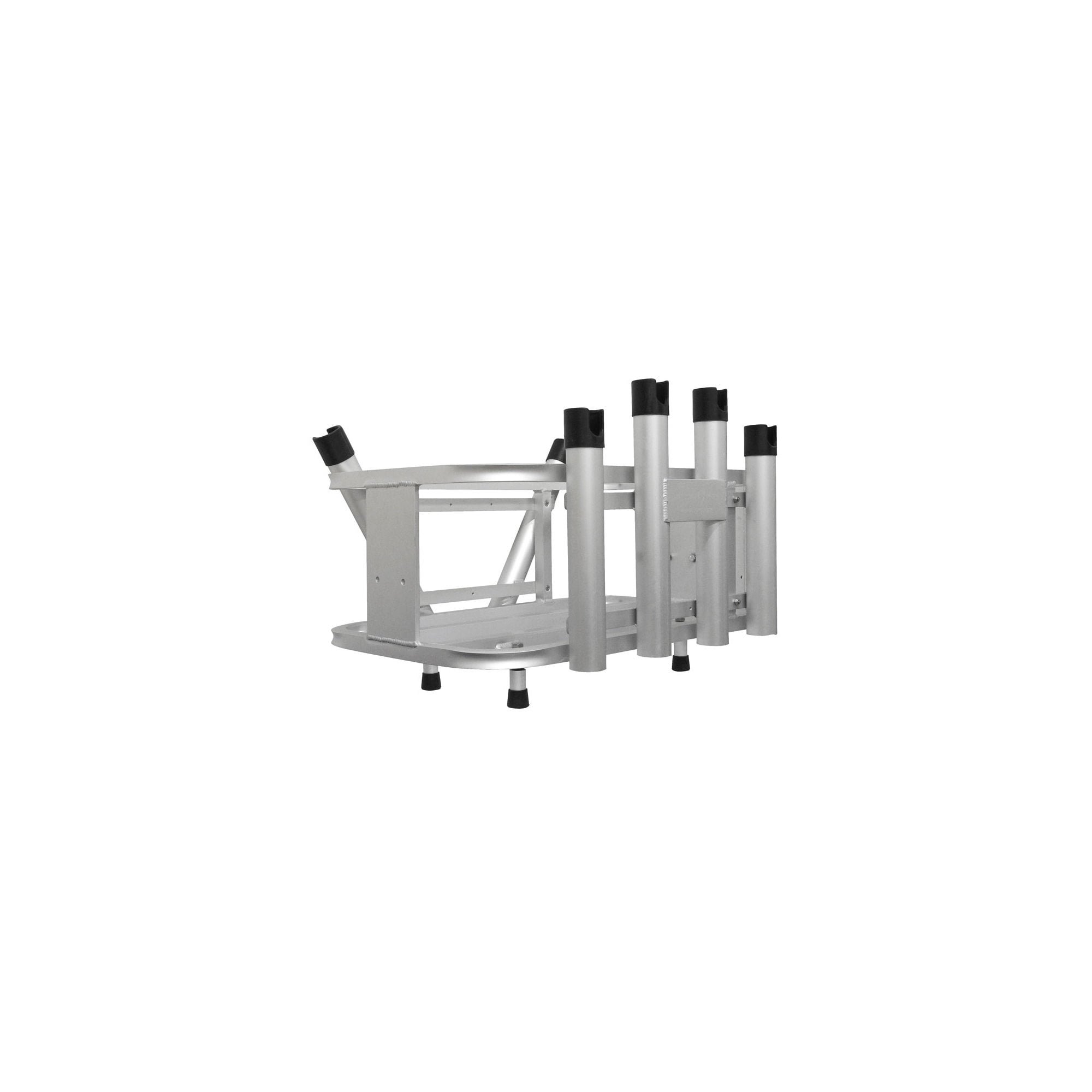 Extreme Max 3005.4257 Aluminum Jet Ski PWC Fishing Rod Rack and Cooler Combo - Compatible with RotoPax Fuel Can Mounts