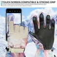 thumbnail image 5 of COOPLUS Winter Ski Gloves Warm Breathable Waterproof Gloves Five Finger Touch Screen Gloves for Men and Women, 5 of 7