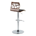 thumbnail image 6 of Folia Adjustable Bar Stool, Chrome Bar Stools, Bar Chairs, Swivel Bar Stools, Bar Stools Set of 2, 6 of 6