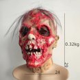 thumbnail image 3 of Máscara de mueca de terror de Halloween Vicknerwick con capucha de Stranger Things, accesorios de cosplay para adultos, cascos, 3 of 5