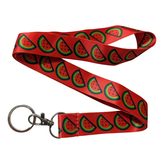 Slice of Watermelon Red Keychain Lanyard