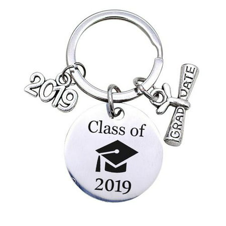 TURNTABLE LAB 1 PCS Graduation Gifts Behind You All Memories Before You All Your Dream Graduation Keychain 2019 Inspirational Graduates Gifts Engraved Wallet Card (Best Keychain Camera 2019)