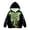 Green, variant on Kids Halloween Graphic Print Pullover Hoodie, Long Sleeve Hooded Sweatshirt with Pocket, Regular Fit Spooky Top for Boys Girls Fall Winter Daily Outdoor Party(Green,6-7 Years)