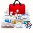 thumbnail image 6 of Mini Portable First Aid Kit，Portable Red  First Aid Kit with Professional Scissors and Tweezers, Outdoor Emergency Survival Kit Equipped with Bandages Gauze Essential Medical Supplies, Ideal for Camp, 6 of 9