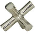 thumbnail image 6 of 8" x 7" Silver Aluminum Jack Abstract Sculpture, by DecMode, 6 of 7