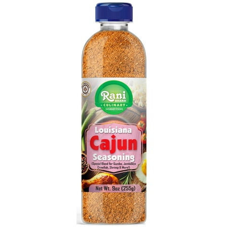 Rani Louisiana Cajun Seasoning (Special Blend for Soup or Gravies) 9oz (255g) PET Jar ~ All Natural | Gluten Friendly | NON-GMO | Kosher | Vegan | Product of USA