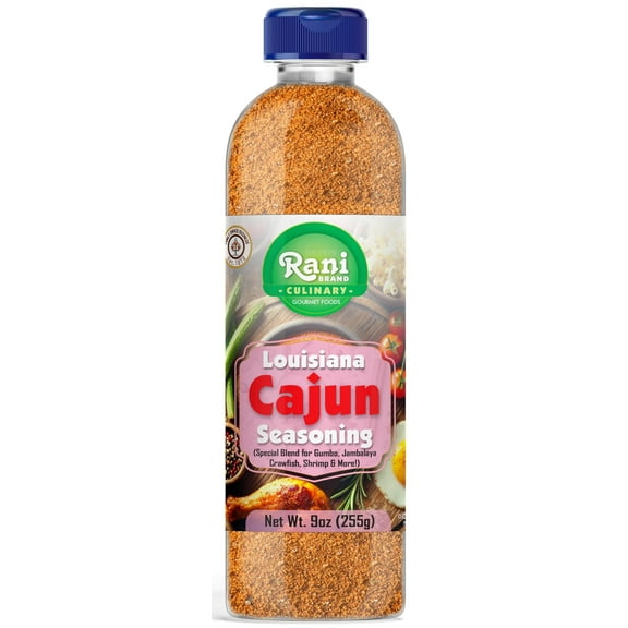 Rani Louisiana Cajun Seasoning (Special Blend for Soup or Gravies) 9oz (255g) PET Jar ~ All Natural | Gluten Friendly | NON-GMO | Kosher | Vegan | Product of USA