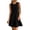 Black, variant on Womens Summer Casual Fashion Loose Dresses Fashion Solid Casual Round-Neck Sleeveless Mini Dress Summer Spring Vacation Clothes
