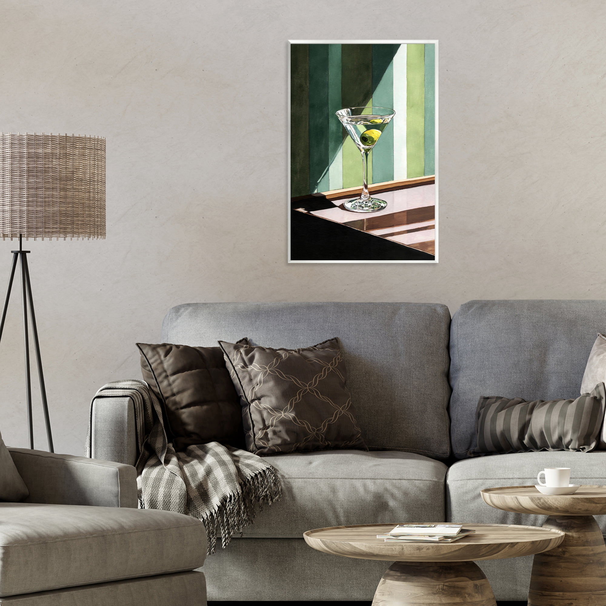 Stupell Industries Olive Martini in Sun Beam Wall Plaque Art, design by Petal Prints Design