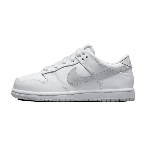 NIKE PRE SCHOOL Dunk Low PS "White Pure Platinum" DH9756 102 from Stadium Goods