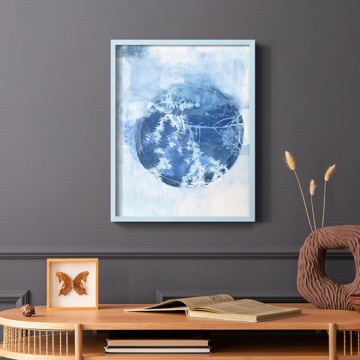Winter Sky Framed Print - Solid Wood in Single Picture Frame Solid Wood 2 Framed Print