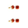 thumbnail image 1 of Qarigey Glitter Stud Accesorios populares Square Party Pendientes Aniversario Regalo Señora Decoraciones diario Simple Pendiente Boda Rojo Rojo 2piezas Qarigey CBP305361, 1 of 5