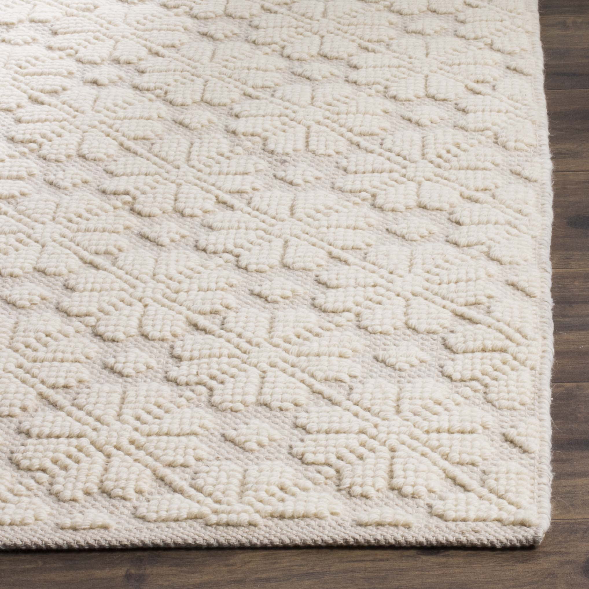 SAFAVIEH Vermont Martha Geometric Area Rug, Ivory, 6' x 6' Square