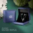 thumbnail image 3 of Juego De Joyas Malubero Colibrí Plata Cristal Swarovski Esmeralda, 3 of 3