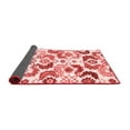 thumbnail image 2 of Ahgly Company Indoor Round Abstract Red Contemporary Area Rugs, 4' Round, 2 of 4