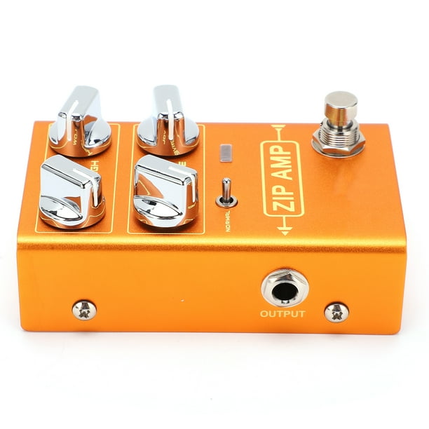 Efecto Overdrive, ganancia de tono, distorsión, pedal de guitarra eléctrica con True Bypass DC 9V 20mA