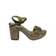 thumbnail image 2 of SANDALIA DE VESTIR LEON MUJER ORO SINTETICO 3743 LEON  3743p, 2 of 4