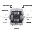 thumbnail image 5 of axGear Pet Crate Airline Transport Cage Travel Carrier Dog Cat Traveling Camping, 5 of 5