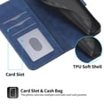 thumbnail image 3 of Funda con ranura para tarjetas de color para iPhone XR con cordón, función billetera, diseño con orificio para altavoz y función atril., 3 of 5