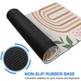 thumbnail image 6 of Long Mouse Pads for Desk,Orange Boho Sun, Moon and Plant Pattern Desk Mats on Top Of Desks, Desk Mouse Pad Extra Large with 3mm Non-Slip Base and Stitched Edge for Gaming,Office,Work,Home 31.5"x11.8", 6 of 6