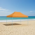 thumbnail image 4 of Ilios Innova | Toldo Plegable Naranja 3x4.5 Carpa para Exteriores Resistente al Clima, Impermeable, Estructura de Hierro y Tela Oxford 600D., 4 of 9
