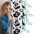 thumbnail image 3 of Blackout Kids Curtains,Black White Cow Pattern Childrens Insulated Curtains Set Of 2,Bedroom Essentials,Toddler Room Decor 42x63in(106x160cm), 3 of 5