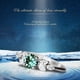 thumbnail image 4 of Fiudx Anillo de Moda con Diamantes Blancos Naturales, Joyería Romántica para Bodas, Talla 7, 4 of 4