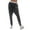 A-Black192, variant on Womens Pants Elastic Waist Patent Leather Drop Crotch Pants Streetwear Stylish Carnival Wear Eye-Catching Trousers