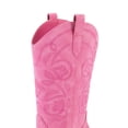 thumbnail image 4 of Botas DREAM PAIRS DWUMMB2504 Rosa en Nobuk con Bordado y Tacón de 5.2 cm, 4 of 8