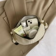 thumbnail image 4 of 012 Bolso Cintura Tejido Pu Moderno Y Versátil Bolso Cruzado Un Hombro (beige), 4 of 9