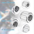 thumbnail image 4 of 4 Pieces Needle Roller Bearings, One Way Bearing, 8mm Needle Bearings Bore 14mm OD 12mm Width, 4 of 5