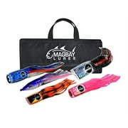 Tournament Huge Marlin Lure 5 Pack Fully Rigged + Bag - Marlin Trolling Lures