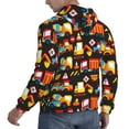 thumbnail image 6 of Salouo Construction Truck Pattern Men's Fall Hoodie Sweatshirt,Sport Hoodie with Pockets for Men Pullover Casual Hooded Sweatshirt-3X-Large, 6 of 7