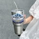 thumbnail image 1 of Taza de barra de hielo de 900 ml, termo de doble pared para automóvil, taza de café frío, taza de paja de acero inoxidable, botella de vaso de viaje de gran capacidad, 1 of 6